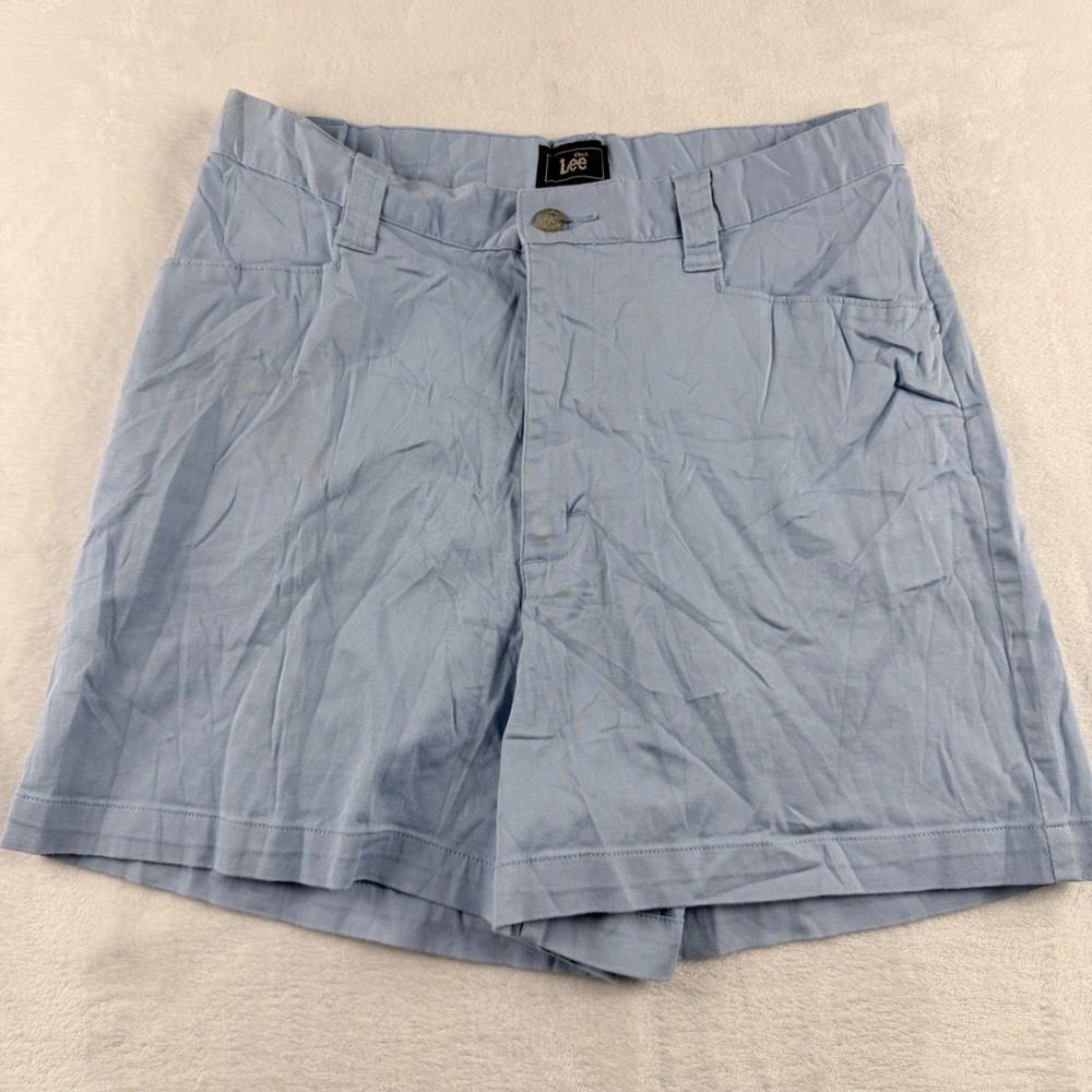 Lee Shorts Casuals Light Blue High‎ Waisted Stretch Size 10M